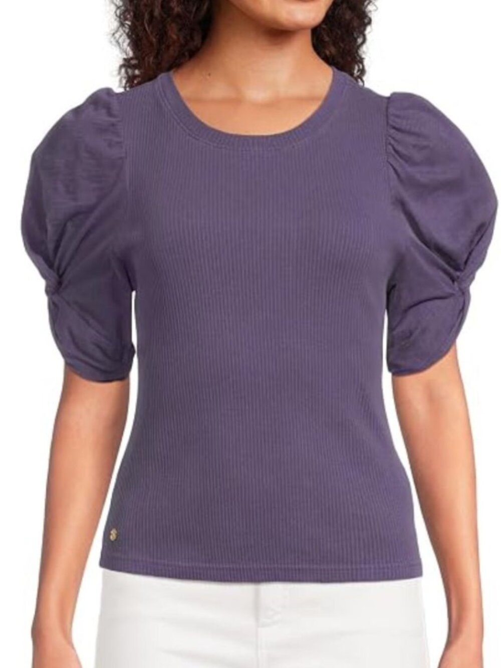 Lilly Pulitzer Igby Knit Top Sapphire Pool Short Sleeve Jersey Women's XS NEW